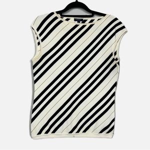 BURBERRY LONDON STRIPED TANK TOP SIZE MEDIUM